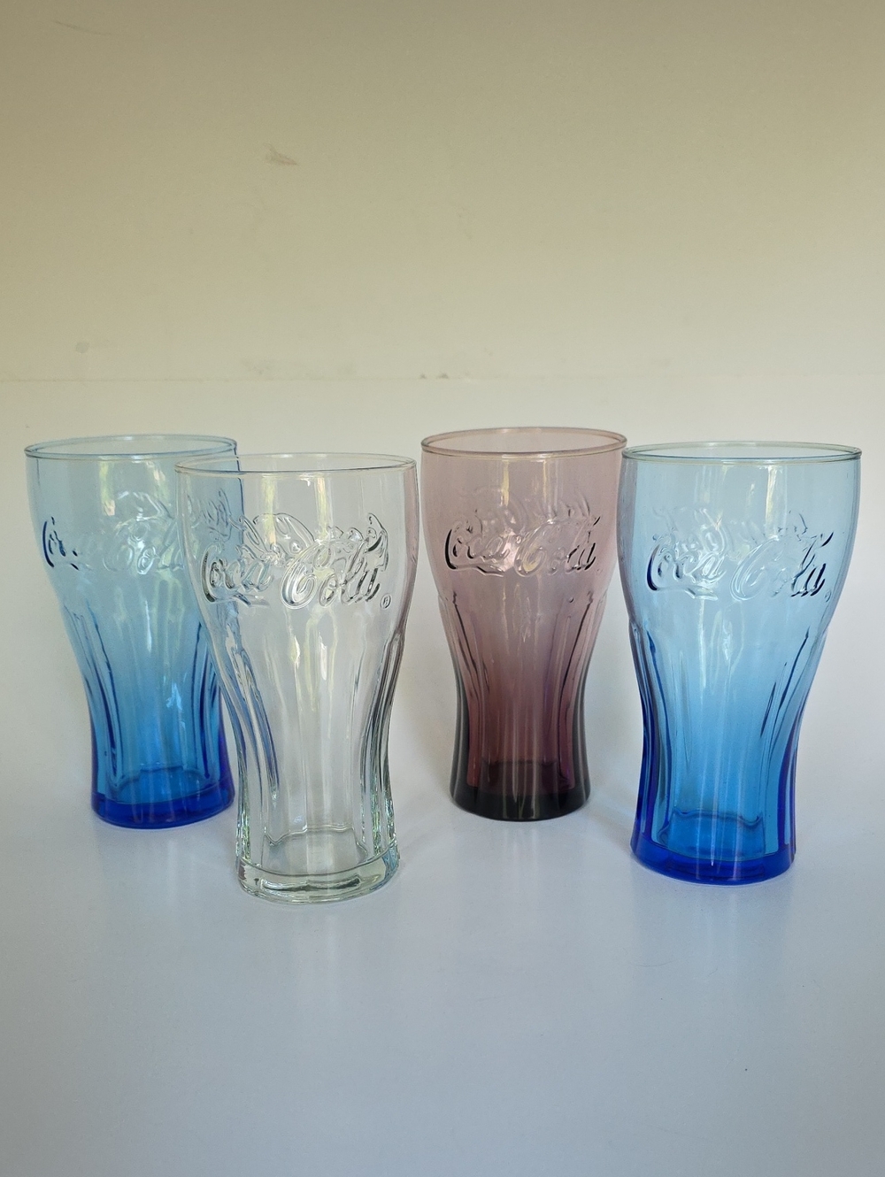 Coca Cola Set Of 4 Drinking Glasses